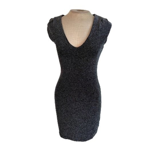 Unbranded Dresses & Skirts - Shimmery Bodycon Stretch Mini Dress Black Silver